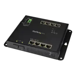 StarTech.com Switch Gigabit Ethernet géré à 8 ports avec 2 connexions SFP - Fixation murale et accès e... (IES101G2SFPW)_1